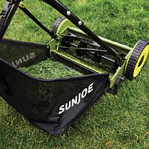 Sun Joe 16" Manual Reel Mower with Grass Catcher
