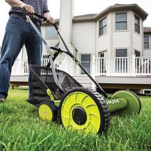 Sun Joe 18" Manual Reel Mower with Grass Catcher