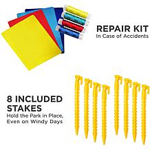 Sunny & Fun Mega Sport Inflatable Triple Slide Water Park