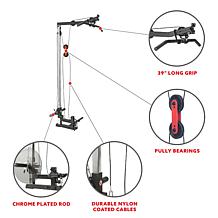 Sunny Health & Fitness Lat Pull Down Attachment for Power Racks