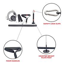 Sunny Health and Fitness Lat PullDown Attachment for Power Racks/Cages