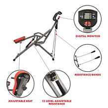 Sunny Health & Fitness Row-N-Ride PRO Squat Assist Trainer- SF-A020052