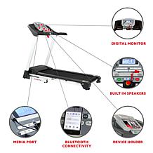 Sunny Health and Fitness SF-T7515 Smart Treadmill with Auto Incline