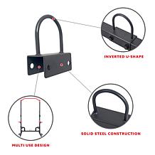 Sunny Health and Fitness U-Ring Attachment for Power Racks and Cages