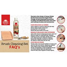 Sunny Valley Orchard 4-piece Hair and Makeup Brush Cleaning Set