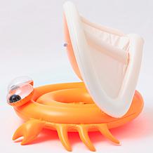 SUNNYLiFE Baby Float Sunny the Sea Creature Orange Crab with Canopy