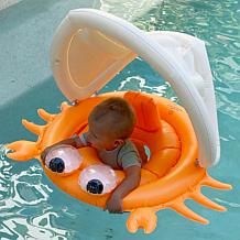SUNNYLiFE Baby Float Sunny the Sea Creature Orange Crab with Canopy