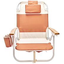 SUNNYLiFE Deluxe Beach Chair Terracotta Fabric Lounger Seat 