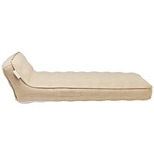 SUNNYLiFE Luxe Lie-On Lounger Beige Inflatable Pool Float