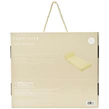 SUNNYLiFE Luxe Lie-On Lounger Beige Inflatable Pool Float
