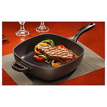 Swiss Diamond Nonstick 11" x 11" Deep Square Grill Pan
