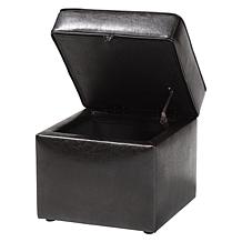 Sydney Faux Leather Storage Ottoman