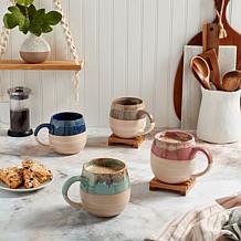 Tabletops Gallery 26oz. Assorted Tuscon Mugs - Set of 4