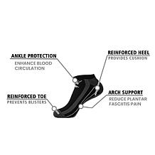 TagCo Extreme Fit Active Cushioned Ankle-Length Socks 6-Pair Pack