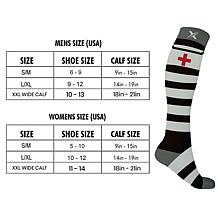 TagCo Extreme Fit Medicine 101 Knee-High Compression Socks 3-Pack