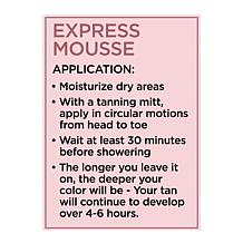 Tan Luxe Express Self Tan Mousse with Reusable Application Mitt