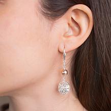 Tanya Moss Elia 2-Tone Butterfly Scroll Drop Earrings