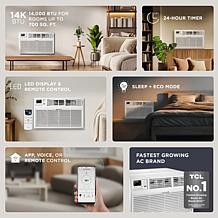 TCL 14,000 BTU 230V Smart Through-the-Wall Air Conditioner with Heat