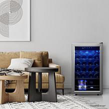 TCL 24-Bottle 2.4 Cubic-foot Wine Cooler with LED Lighting