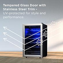 TCL 24-Bottle 2.4 Cubic-foot Wine Cooler with LED Lighting