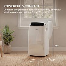 TCL 7,000 BTU SACC (11,000 BTU ASHRAE) Smart Portable Air Conditioner