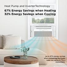 TCL Q-Series 12,000 BTU Smart Inverter Window Air Conditioner w/Heat