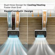 TCL RapidComfort+ Dual-Hose 4-in-1 Portable AC & Heater