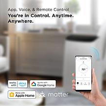 TCL RapidComfort+ Dual-Hose 4-in-1 Portable AC & Heater