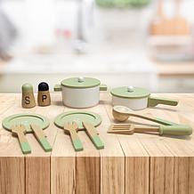 Teamson Kids - Little Chef Frankfurt Wooden Cookware Set