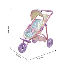 Teamson Kids - Magical Dreamland Baby Doll Jogging Stroller