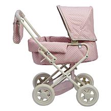 Teamson Kids Olivia's World Polka Dots Princess Doll Deluxe Stroller