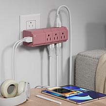 Tech Impressions 2-Pack Swivel Power Strips for Up to 11 Devices