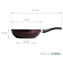 TeChef Blooming Flower Collection, 12" Wok/Stir-Fry Pan