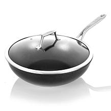 TECHEF Onyx Collection 12" Wok/Stir-Fry Pan with Lid