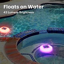 Techko Multicolor Solar Pool Lights 2-Pack