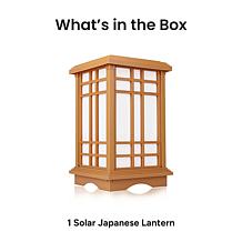 Techko SJL-601-1 Solar Zen Lantern - 15.6" H