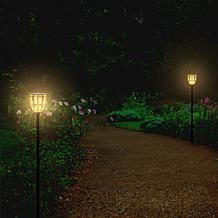 Techko Solar Torch Lights 2-pack