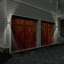 Techko Solar Wall Dual Direction Amber or White Light