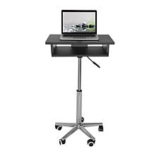 Techni Mobili Folding Table Laptop Cart - Graphite