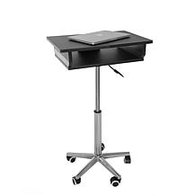 Techni Mobili Folding Table Laptop Cart - Graphite