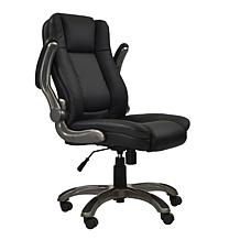 Techni Mobili Medium Back Executive Chair with Flip-Up Arms