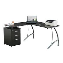 Techni Mobili Modern L-Shaped Computer Desk