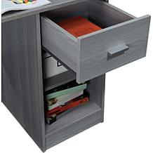 Techni Mobili Modern Office Desk/Hutch