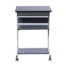 Techni Mobili Rolling Laptop Cart with Storage - Graphite