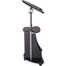 Techni Mobili Sit-to-Stand Adjustable Laptop Pedestal on Wheels