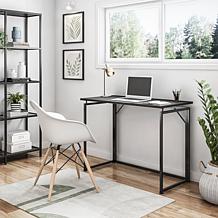 Techni Mobili Space Saving Folding Desk - Grey