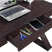 Techni Mobili Trendy Writing Desk with Drawer - Espresso