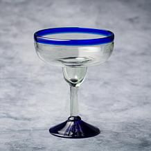 Ten Strawberry Street 6pc. Handblown Mexican Margarita Glass