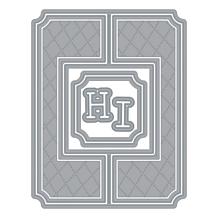 The Stamps of Life A2 Reverse Corner Square Criss Cross Card Die Set