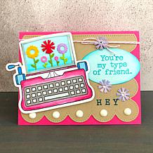 The Stamps of Life Alphabet 4 Typewriter